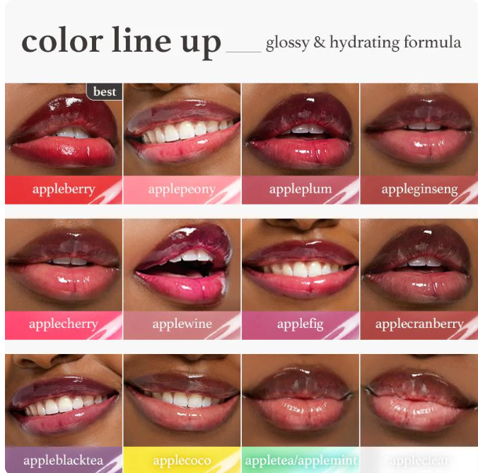 Korean Apple Lip Tint Stain Trio
