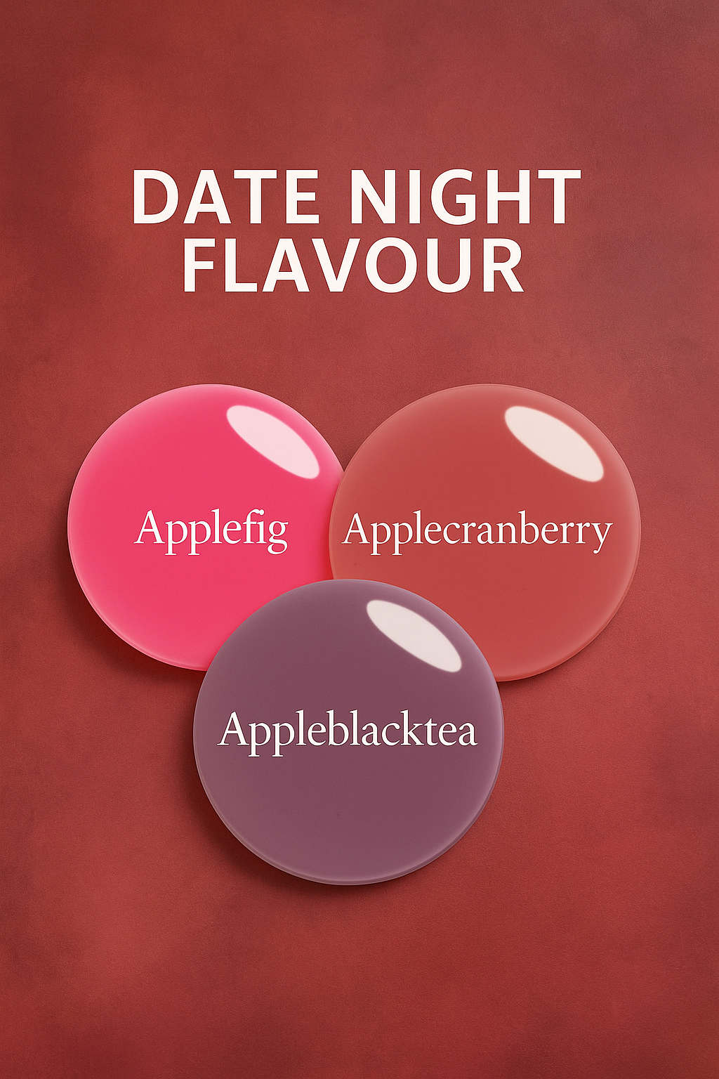 Korean Apple Lip Tint Stain Trio