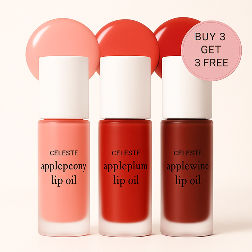 Korean Apple Lip Tint Stain Trio